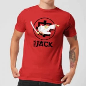 Image of Samurai Jack They Call Me Jack Mens T-Shirt - Red - S
