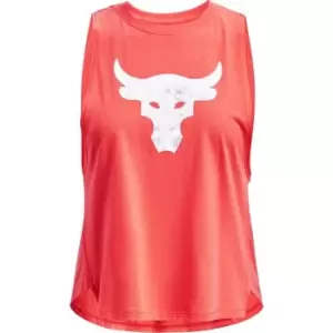 Image of Under Armour Project Rock Bull Tank Top Ladies - Red