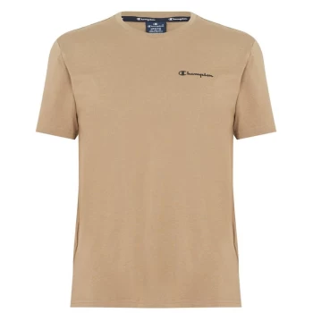 Image of Champion Crew T Shirt Mens - Brown