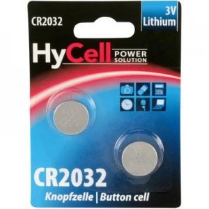 Image of HyCell CR 2032 Button cell CR2032 Lithium 200 mAh 3 V 2 pc(s)