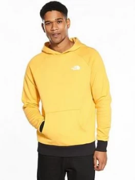 Image of The North Face Raglan Red Box Hoodie Yellow Black Size M Men