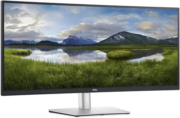 Image of Dell S Series 34" S3423DWC Quad HD Curved LED Monitor