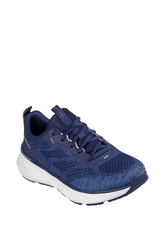 Image of Skechers Womens Edgeride Power Flow Memory Foam Trainers UK Size 7 (EU 40) Navy Pink SKE2327-NVPK-7
