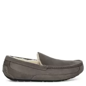Image of Ugg Mens Ascot Suede Slippers In Grey - Size 7