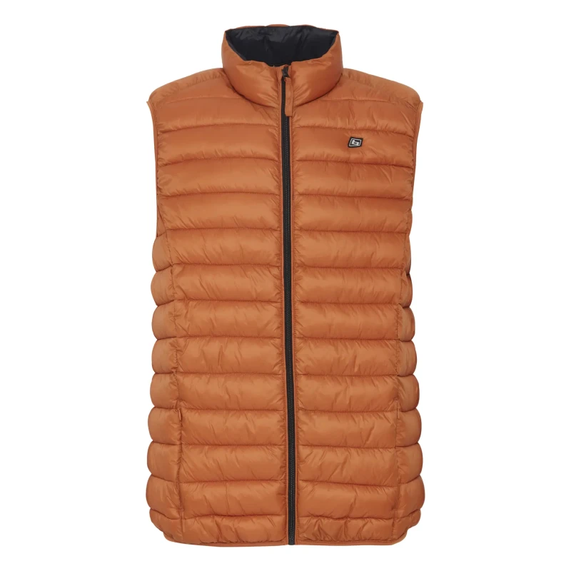 Image of Blend Sleeveless down jacket Blend Romsey Marron Unisex XL