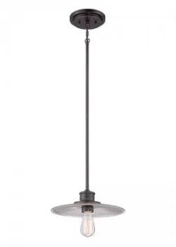 Image of 1 Light Dome Ceiling Mini Pendant Imperial Bronze, E27