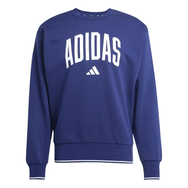 Image of adidas Collegiate Sweatshirt Mens Blue/White male S