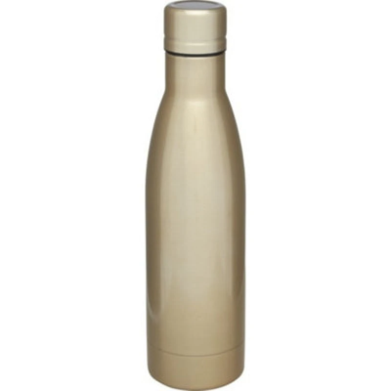 Image of Avenue Avenue Vasa Copper Vacuum Insulated Bottle in Gold Gold One Size Unisex 5059958000506