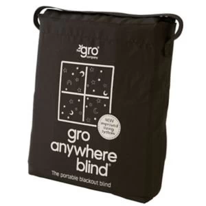 Image of The Gro Company Corded Black Attachable Blackout Blind (L)1300mm (W)1980mm