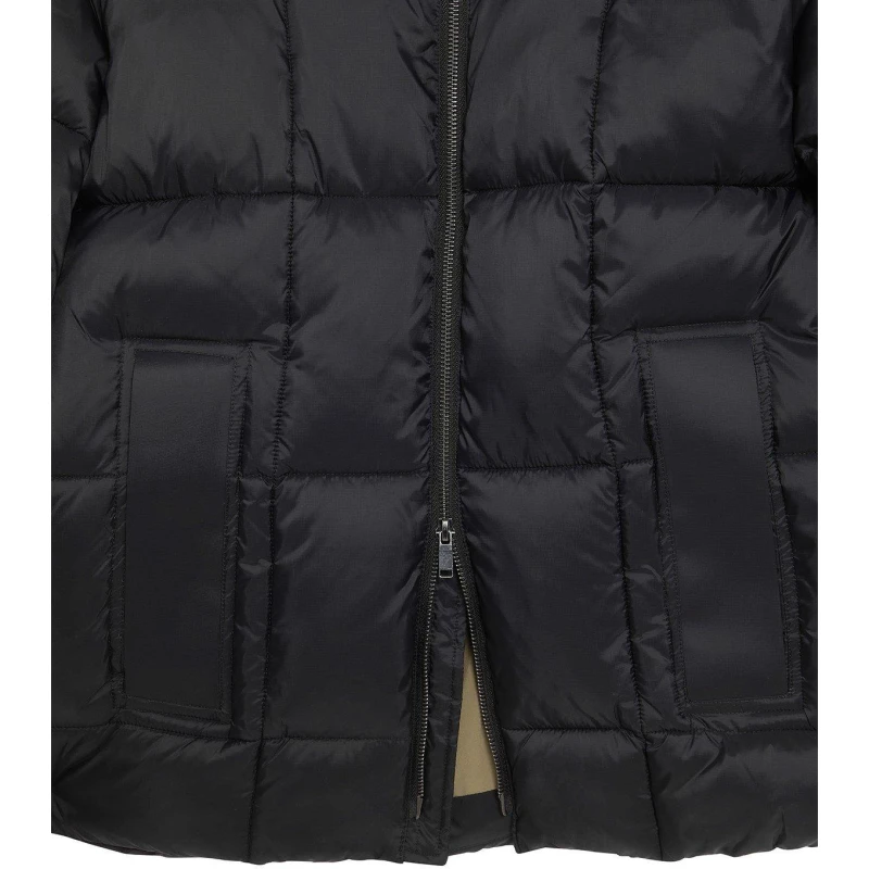 Image of Lyle and Scott Mens Cocoon Long Puffer Jacket Lacquer male XS