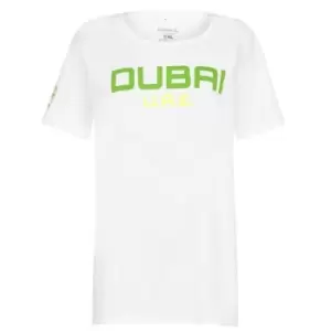 Image of Reebok Dubai Event T Shirt Womens - White