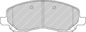 Image of Ferodo FDB1621 Brake Pad Set Front Axle Premier Car