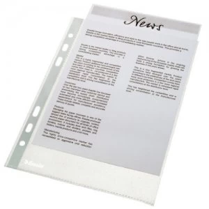 Image of Esselte Multi-punched Pocket A5 50 Micron Pack 100