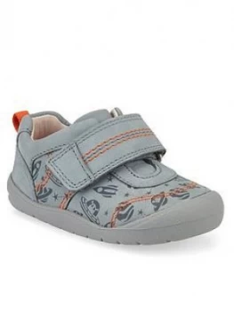 Image of Start-Rite Boys Footprint Space Shoes - Grey