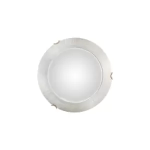 Image of Moon Lifestyle Glass Simple Flush Ceiling Light Gold - Sun White Finish, 1x E27