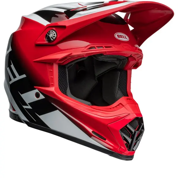 Image of Bell Moto-9S Flex Rail Red Offroad Helmet Size XL