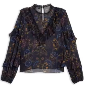 Image of Ted Baker Jovena Blouse - Blue