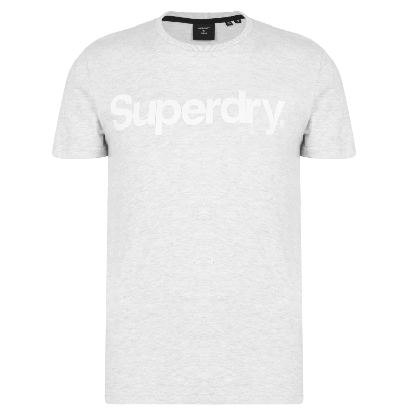 Image of Superdry Classic T Shirt - Grey Grey S