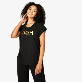 Image of Biba BIBA Soft Cotton T-Shirt - Black