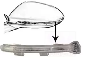 Image of VAN WEZEL Turn Signal VW 5766915 5G0949101 Side Marker Lights,Side Indicator,Indicator