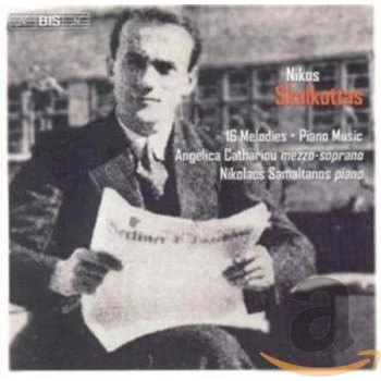 Image of Nikos Skalkottas - 16 Melodies, Piano Music (Samaltanos) CD