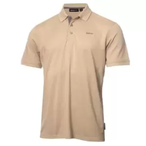 Image of DKNY Golf Golf Bronx Pique Polo - Beige