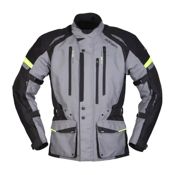 Image of Modeka Jacket Striker II Jacket Dark Gray Black Size XS