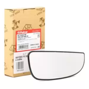 Image of ALKAR Wing Mirror Glass 6412922 Side Mirror Glass,Mirror Glass FIAT,PEUGEOT,CITROEN,Ducato Kastenwagen (250_, 290_),Ducato Bus (250_, 290_)