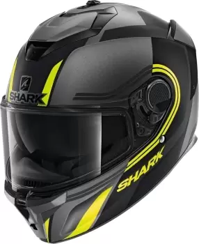 Image of Shark Spartan GT Tracker Helmet, grey-yellow, Size S, grey-yellow, Size S