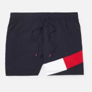 Image of Tommy Hilfiger Big & Tall Logo Nylon Swim Shorts - XXXL