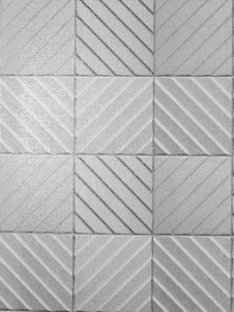 Image of Arthouse Hotel Tile Grey Wallpaper