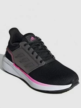 Image of adidas EQ19 Run - Black/Pink, Size 8, Women