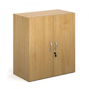 Image of Dams International Cupboard Lockable Melamine Contract 25 756 x 408 x 830mm Oak