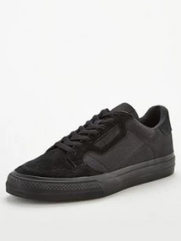 Image of adidas Originals Continental Vulc Canvas - Black, Size 9, Men