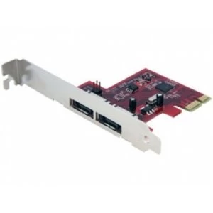 Image of 2 Port SATA 6 Gbps PCI Express eSATA Controller Card
