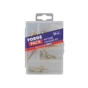 Image of ForgeFix Picture Hook Kit Forge Pack, 28 Piece