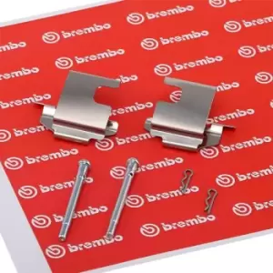 Image of BREMBO Accessory Kit, disc brake pads PRIME LINE A 02 244 FORD,FIAT,LANCIA,KA (RU8),PANDA (169),500 (312),PUNTO (188),500 C (312)