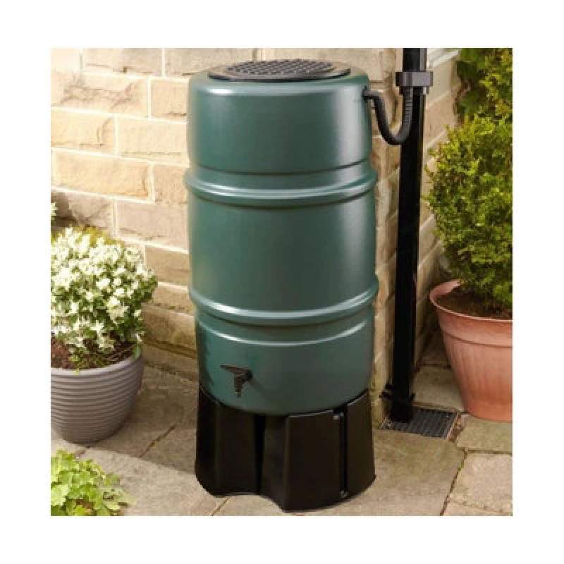 Image of WATER BUTTS DIRECT Water Butts Direct - Grey Harcostar 227L Water Butt, Rain Barrel Water 5060173109875