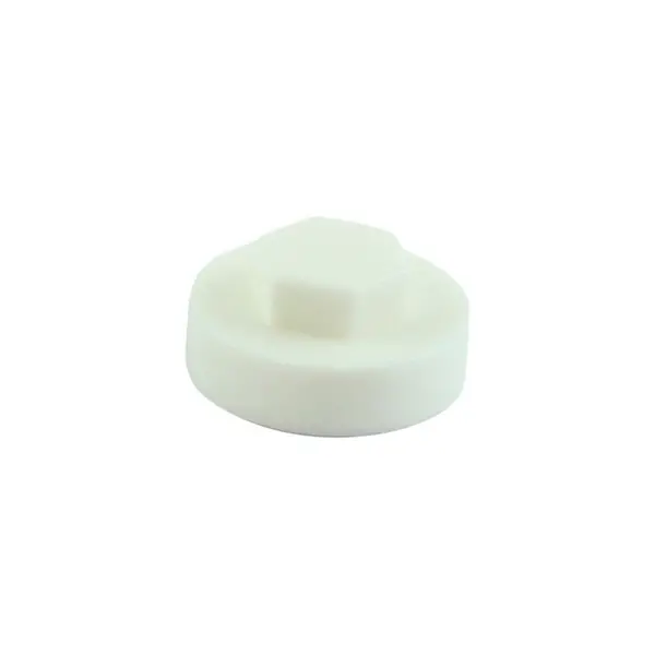Image of Colour Match Hexagon Screw Cover Cap 5/16" x 19mm 1900E55CAP Colour: White