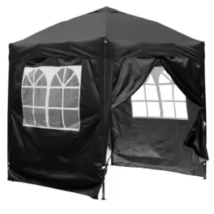 Image of Birchtree Pop Up Waterproof Gazebo 2X2M - Black