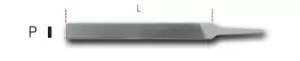Image of Beta Tools 1718A6/P Second-Cut Flat File No Handle 150mm 017180025