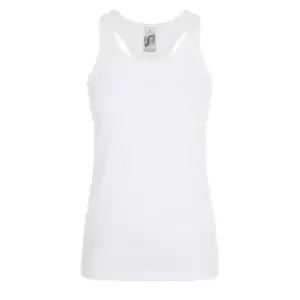 Image of SOLS Womens/Ladies Justin Sleeveless Vest (L) (White)