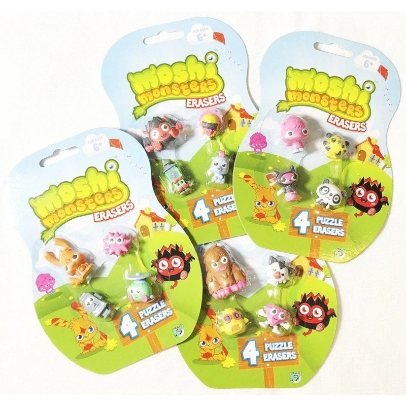 Image of Moshi Monsters Erasers (One Pack, Styles Vary) Multi unisex