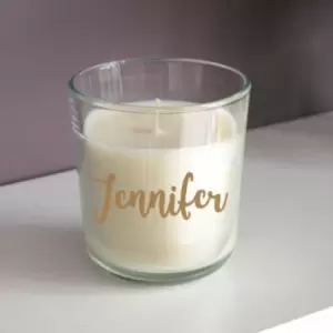 Image of Personalised Scented Jar Candle
