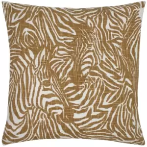 Image of Hidden Zebra Cushion Caramel