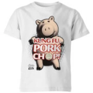 Image of Toy Story Kung Fu Pork Chop Kids T-Shirt - White - 3-4 Years