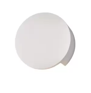 Image of Wall Light White Plaster 2 x 3.4W LED Bulb Included Living Room e10764