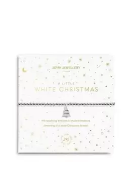 Image of Joma Jewellery Christmas A Little , White Christmas , Silver , Bracelet , 17.5Cm Stretch