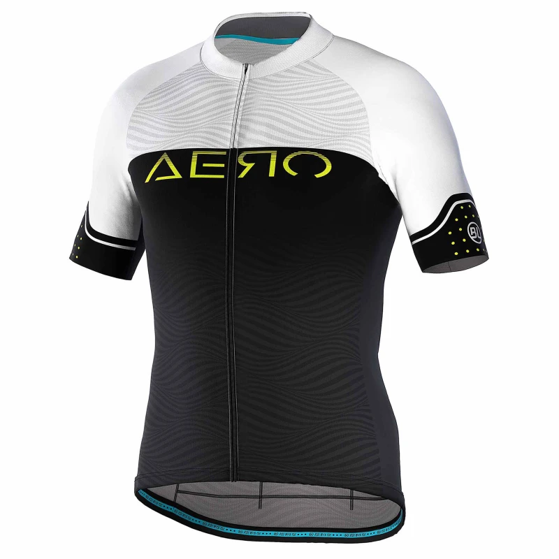 Image of Bicycle Line Mens BL Aero S2 UPF 30+ Short Sleeve Cycling Jersey White male Small