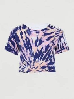 Image of Adidas Originals Psychedelic Summer Crop Top - Multi